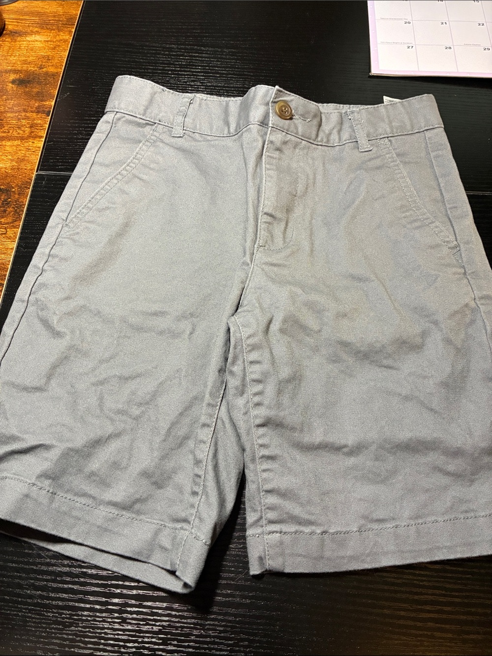 Old Navy Light Gray Flat-Front Men's Shorts
